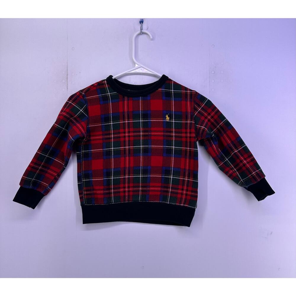 Kids Polo Ralph Lauren Flannel style Sweater Size 5
